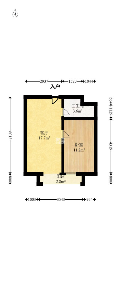 碧桂园星荟  1室1厅1卫    32.0万