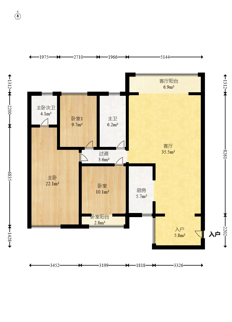 好望谷 0室0厅0卫 82.0万 好望谷 0室0厅0卫 82.0万户型图