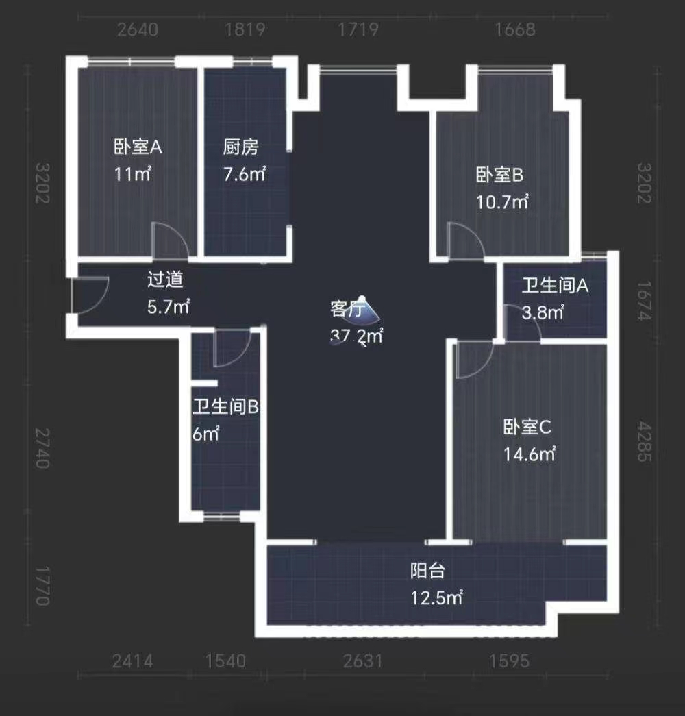 玫瑰御园  3室2厅2卫   75.00万