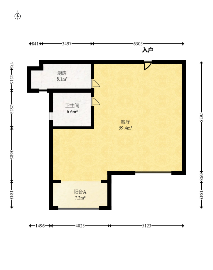 高峰璟麟府(高峰御园) 5室2厅2卫 165.0万 高峰璟麟府(高峰御园) 5室2厅2卫 165.0万户型图