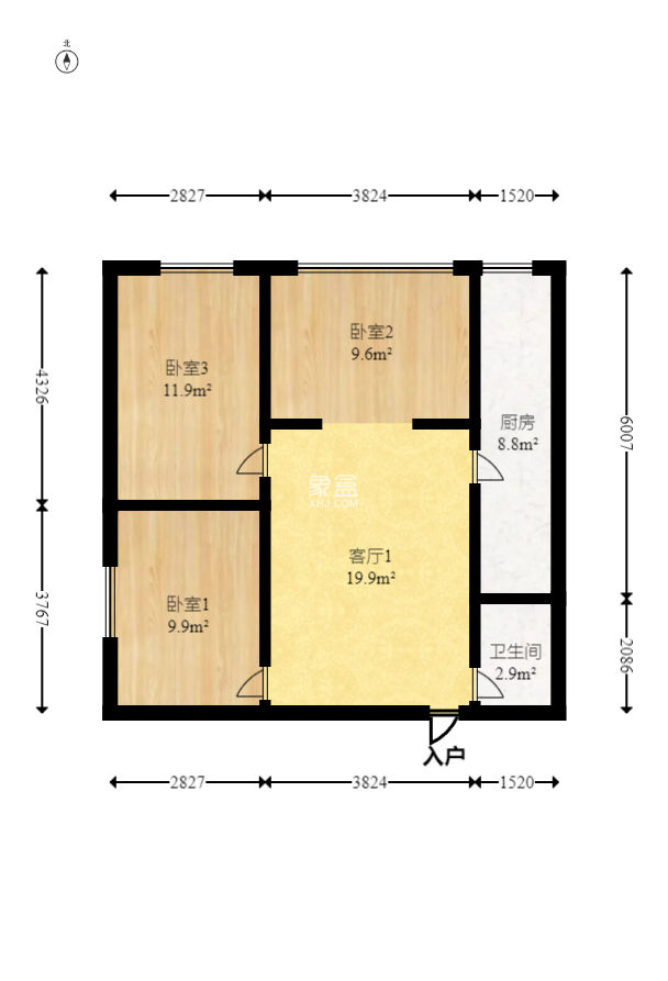 才子嘉都  2室1厅1卫   50.00万