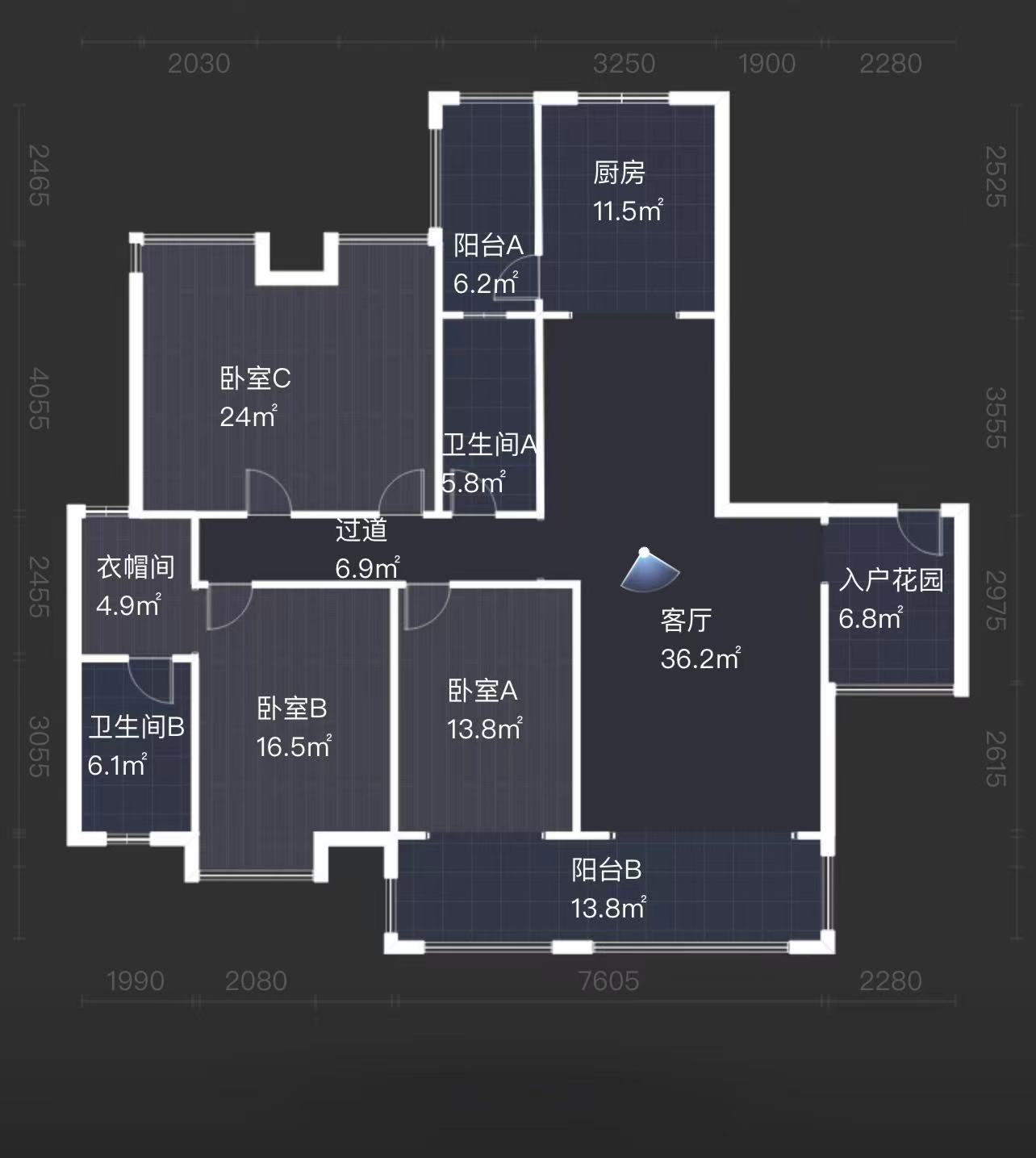 金水湾  4室2厅2卫   115.00万