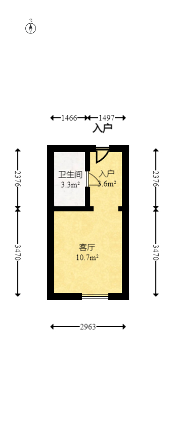 新城悦隽公园 1室1厅1卫 20.0万 新城悦隽公园 1室1厅1卫 20.0万户型图
