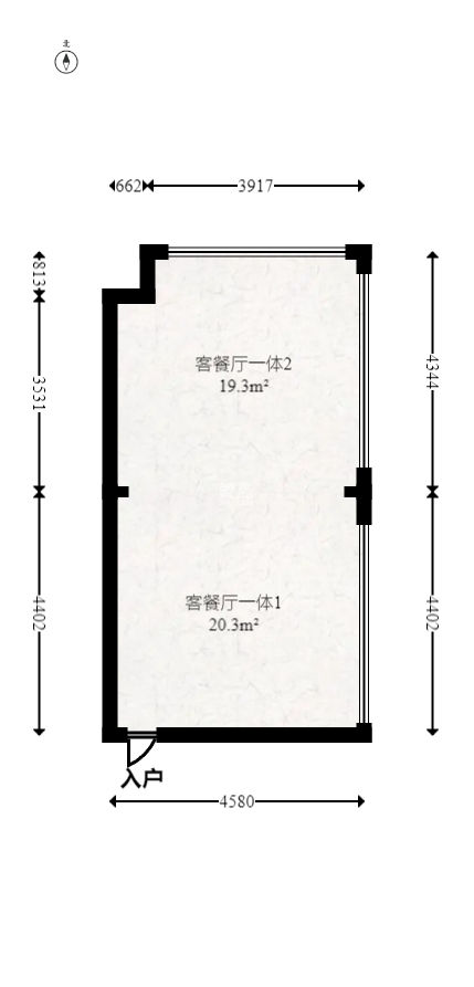 京武浪琴山三期（京武中心）  2室2厅1卫   62.00万