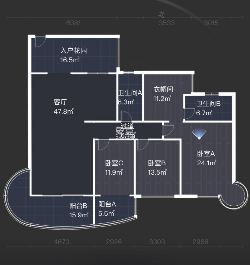 丽景滨江  4室2厅2卫   150.00万室内图