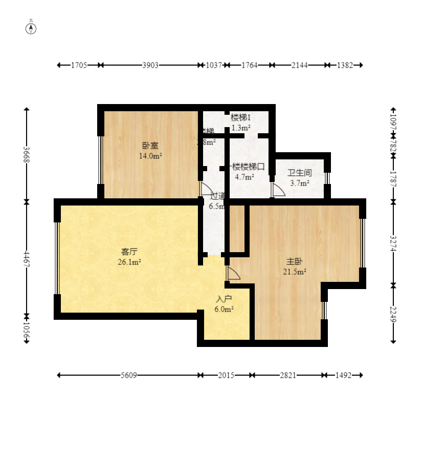 阳光城檀悦 4室2厅2卫 248.0万 阳光城檀悦 4室2厅2卫 248.0万户型图
