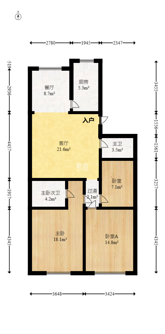 聚鑫大厦  3室2厅1卫    37.0万