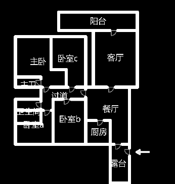 碧桂园梓山府  4室2厅2卫   98.00万室内图1