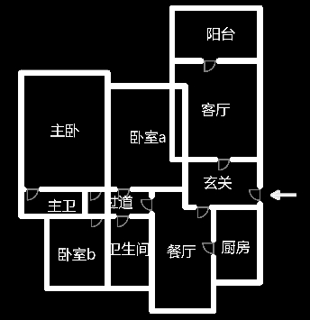 雄森国际  3室2厅2卫   78.80万室内图1