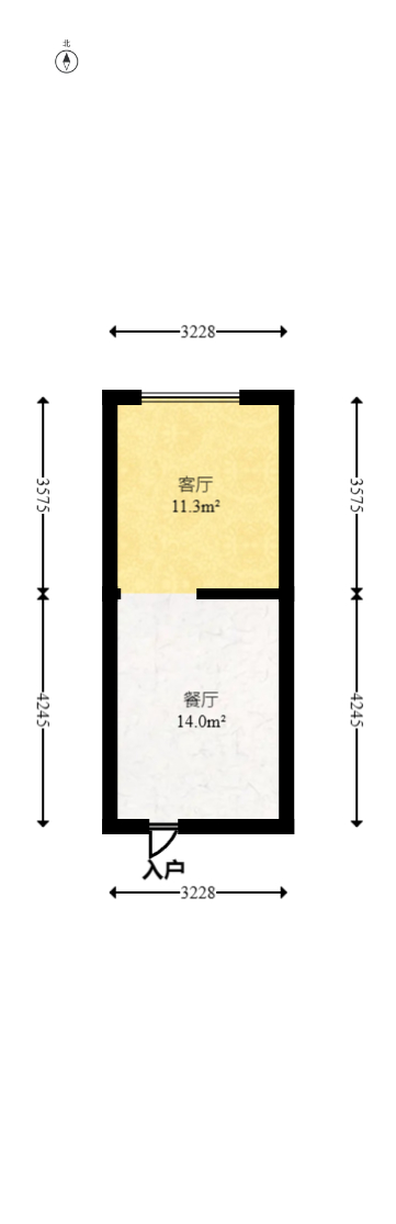 新城悦隽公园 2室1厅1卫 20.0万 新城悦隽公园 2室1厅1卫 20.0万户型图