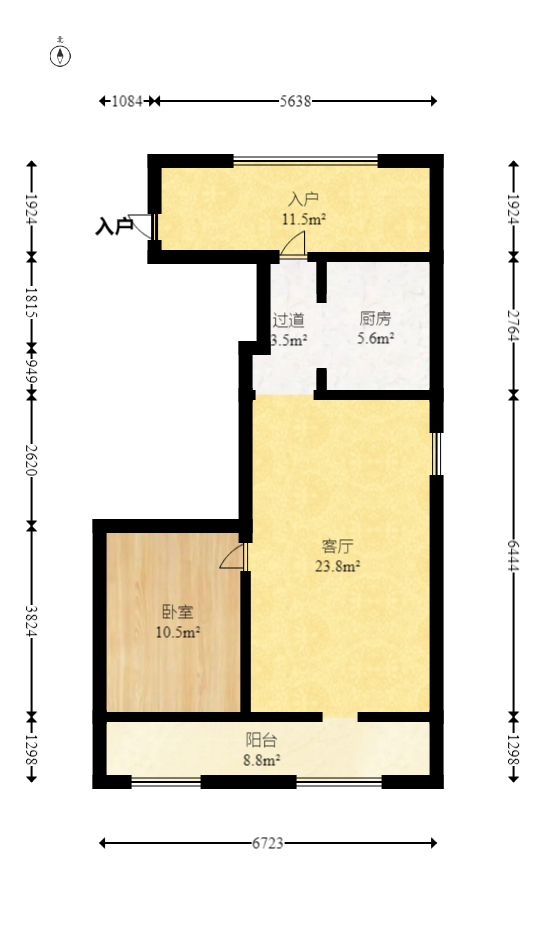 星湖湾一期高层  4室2厅1卫    95.0万 星湖湾一期高层  4室2厅1卫    95.0万户型图