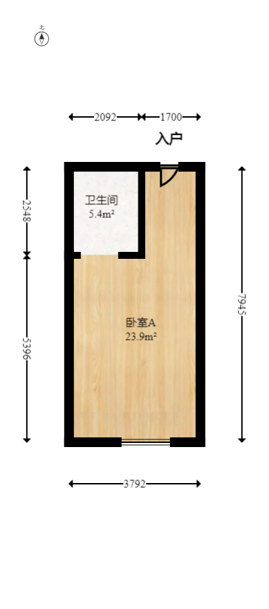 鑫远悦城(鑫远悦时代)  1室1厅1卫    19.9万 鑫远悦城(鑫远悦时代)  1室1厅1卫    19.9万户型图