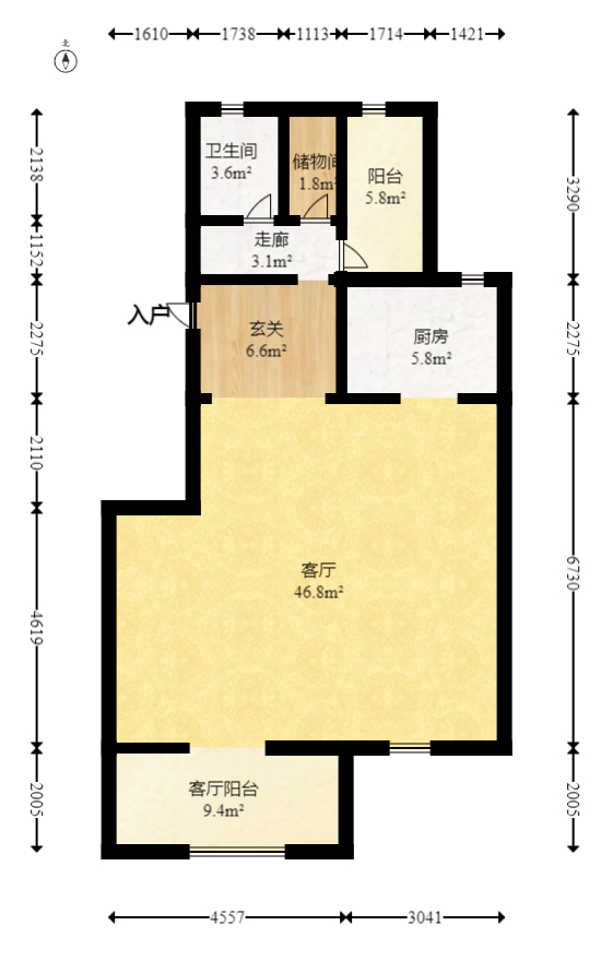 大唐印象三期御玺  0室0厅0卫   178.00万室内图1