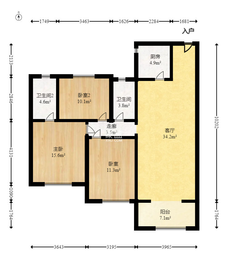 中交中央公園D1區(qū)  3室2廳2衛(wèi)   122.00萬