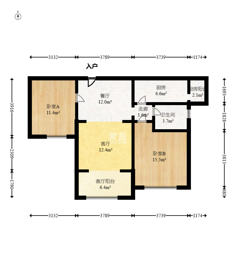 中建芙蓉嘉苑  2室2厅1卫   94.00万
