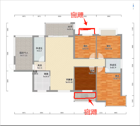 湘江名都  4室2厅2卫   75.00万