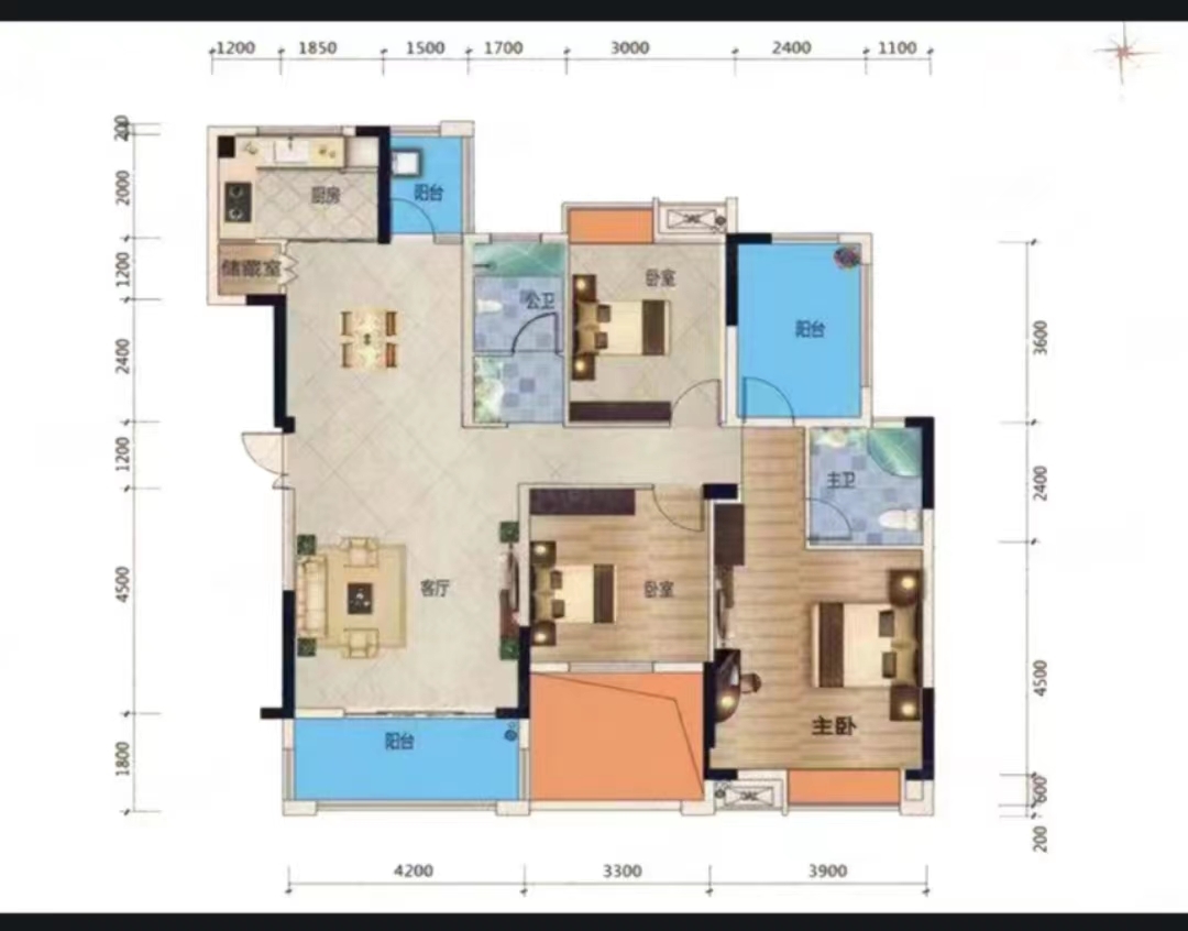 天悦名都  3室2厅2卫    48.0万 天悦名都  3室2厅2卫    48.0万室内图