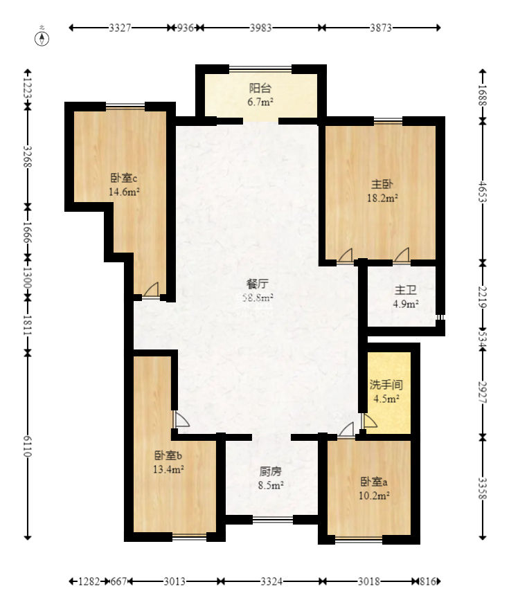 华润桃源里  5室2厅2卫   138.00万