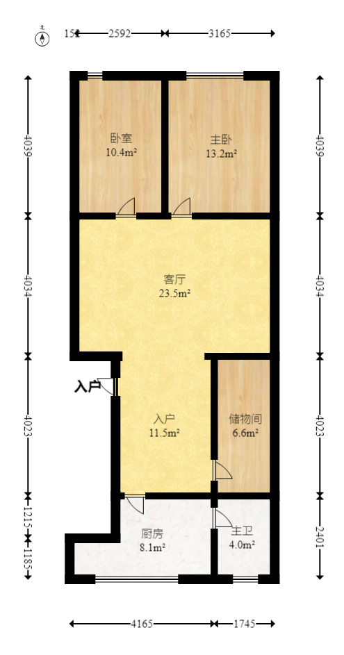 星沙二区 8室2厅4卫 145.0万 星沙二区 8室2厅4卫 145.0万户型图