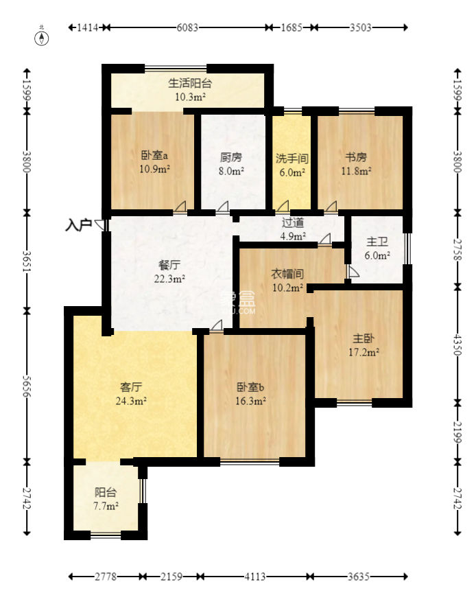 润和紫郡一期  4室2厅2卫   130.00万
