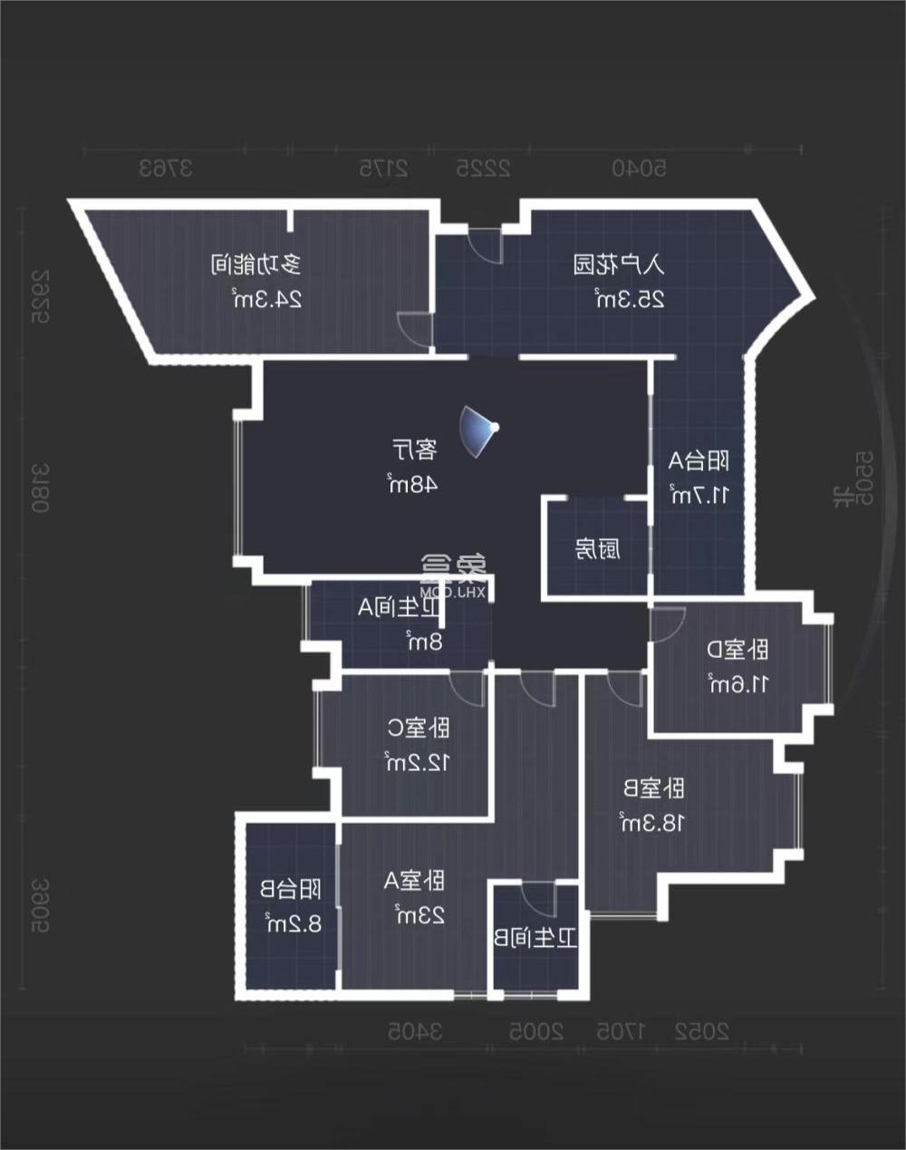 大江观邸-富基花园 5室2厅1卫 76.00万 大江观邸-富基花园 5室2厅1卫 76.00万室内图