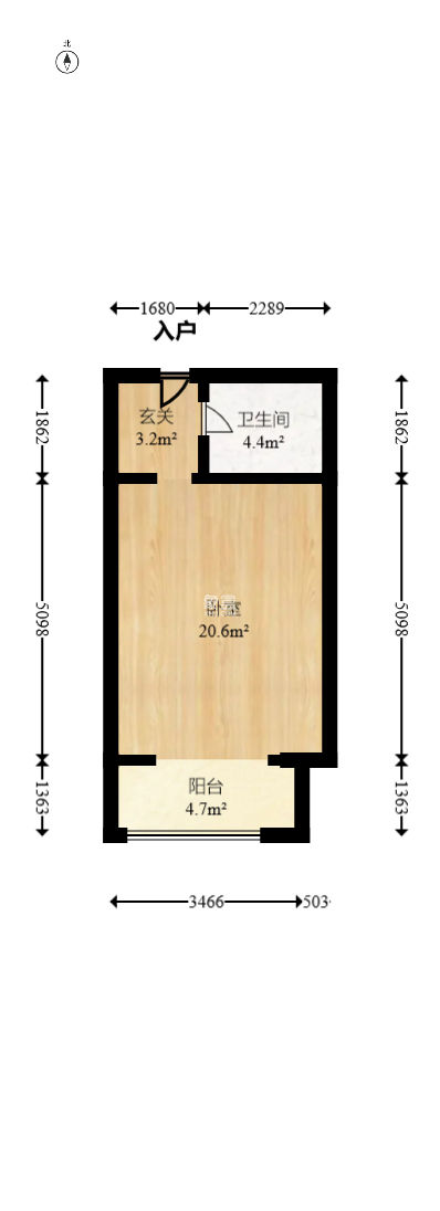 万象凯旋湾  1室1厅1卫   24.00万