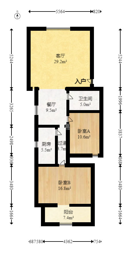邮政宿舍（局关祠协和里2号）  2室2厅1卫   50.00万