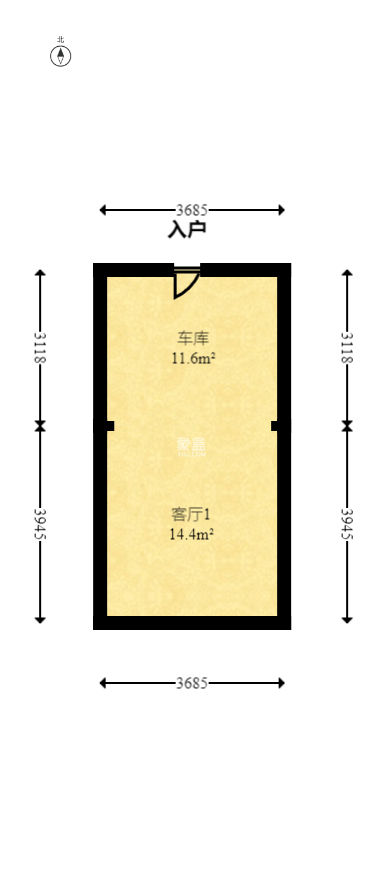 名都凯旋城  1室1厅0卫   20.00万