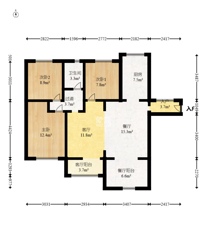 筑梦佳园  3室2厅1卫    59.8万