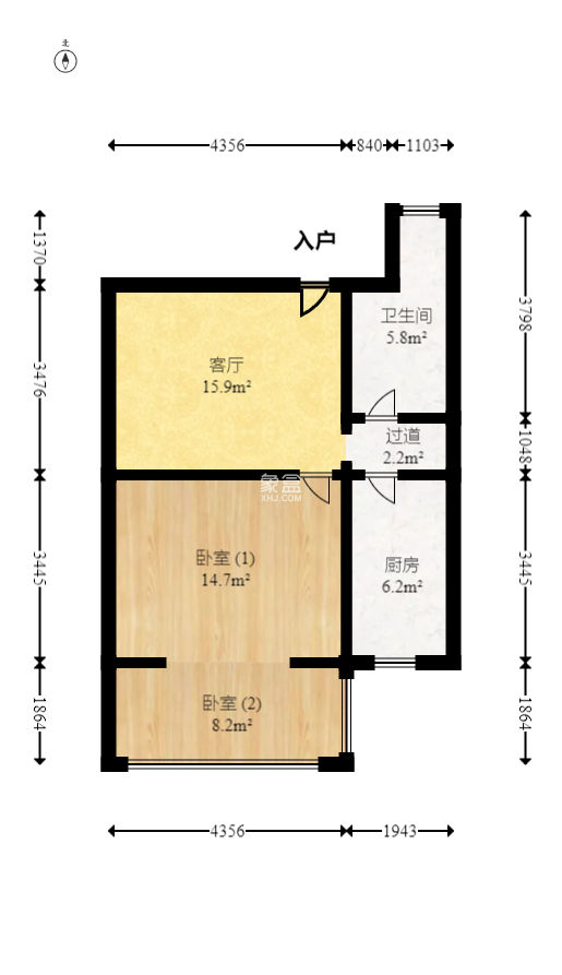 麓山楓情 1室1廳1衛 40.00萬