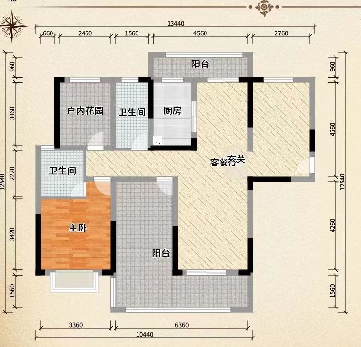 城市公园  4室2厅2卫   46.00万