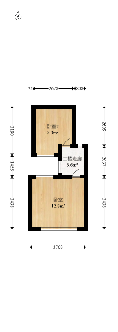 碧桂园星荟  2室1厅1卫    22.0万室内图1