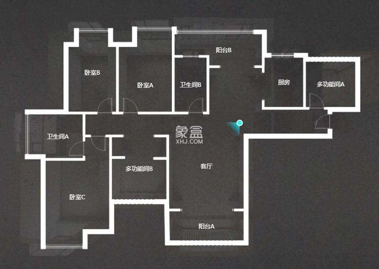 栗雨香堤 4室2厅2卫 79.2万 栗雨香堤 4室2厅2卫 79.2万室内图