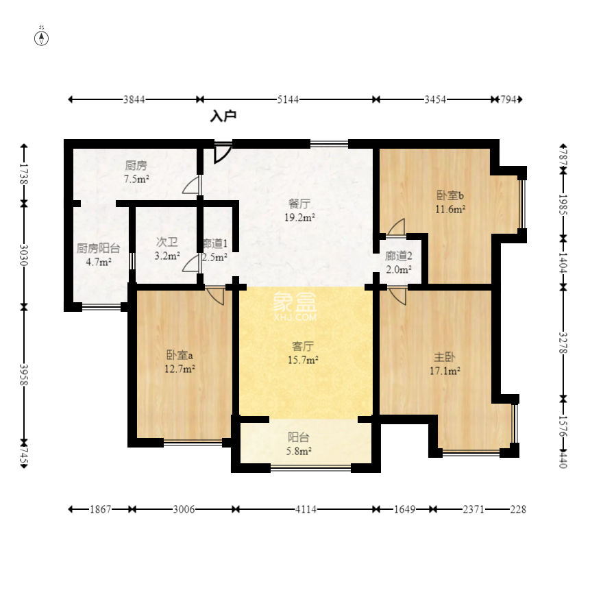保利麓谷林語F區(qū)  3室2廳1衛(wèi)   102.00萬