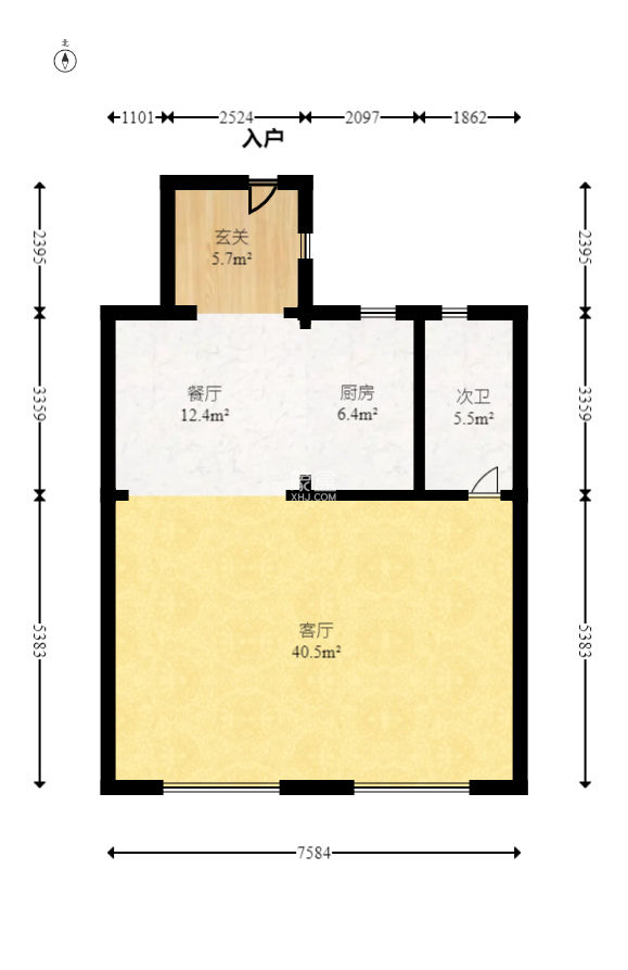 建发央著  4室2厅2卫    155.0万