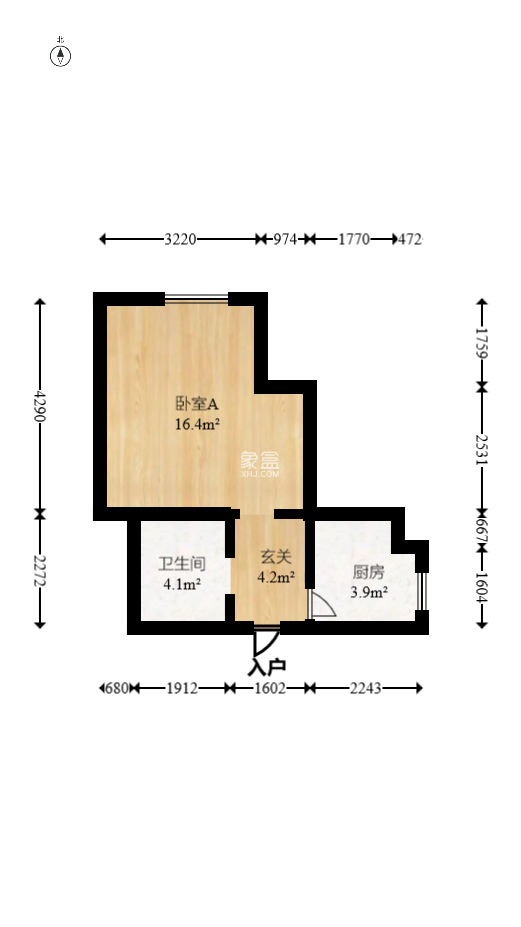 乐尚城  1室1厅1卫   27.00万