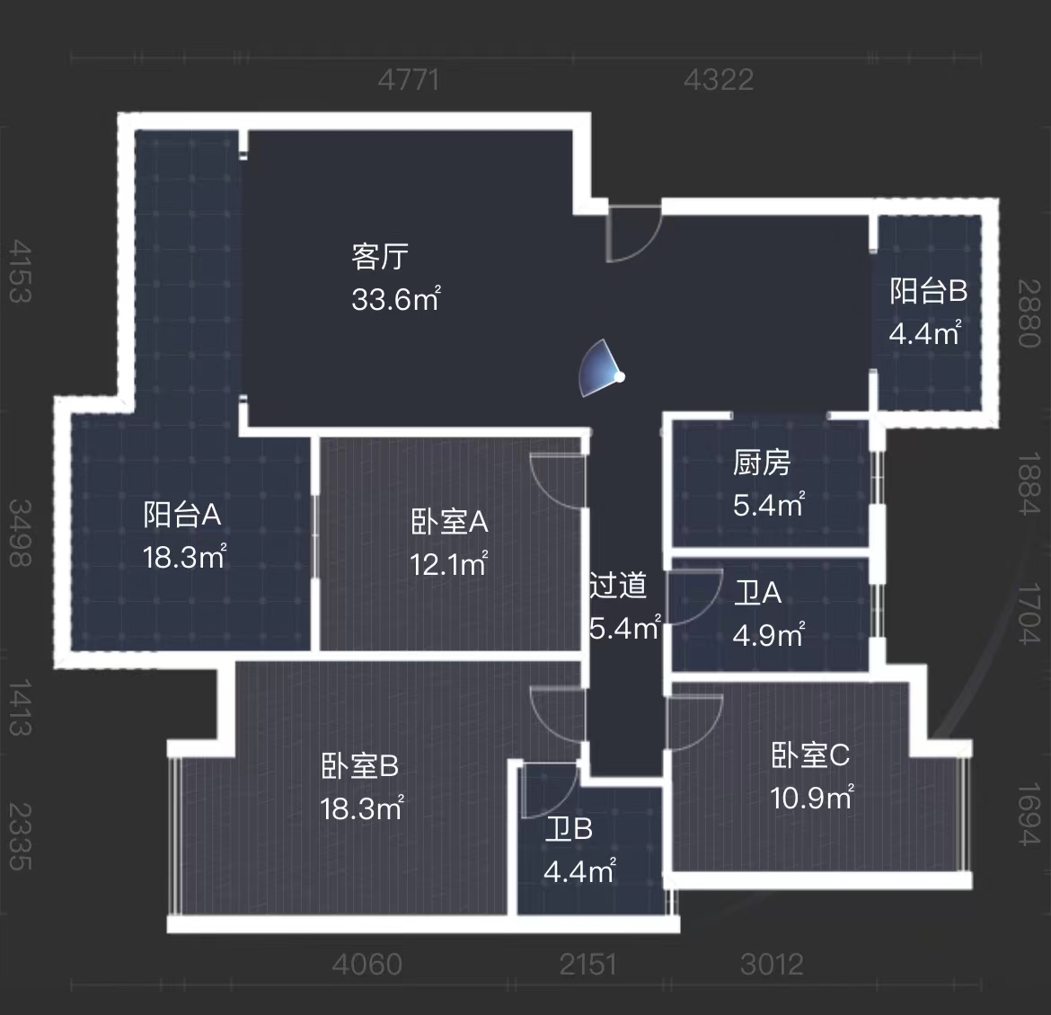 学府港湾  3室2厅2卫   42.00万