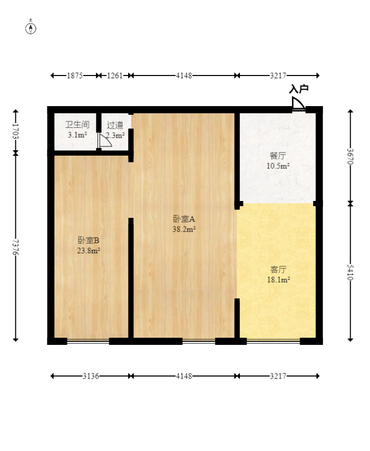 兰卡威国际  1室1厅1卫   38.00万室内图1