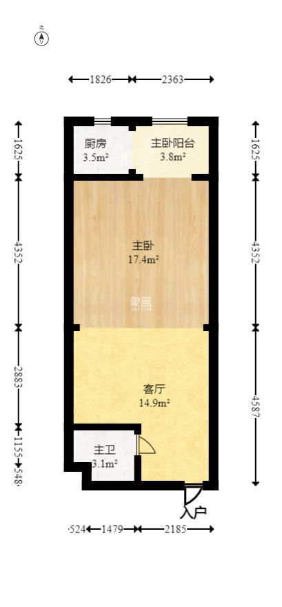 開源鑫景 1室1廳1衛 29.80萬