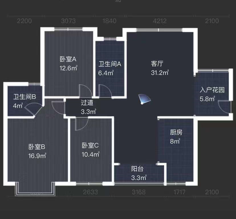 康馨佳园  3室2厅2卫   41.00万