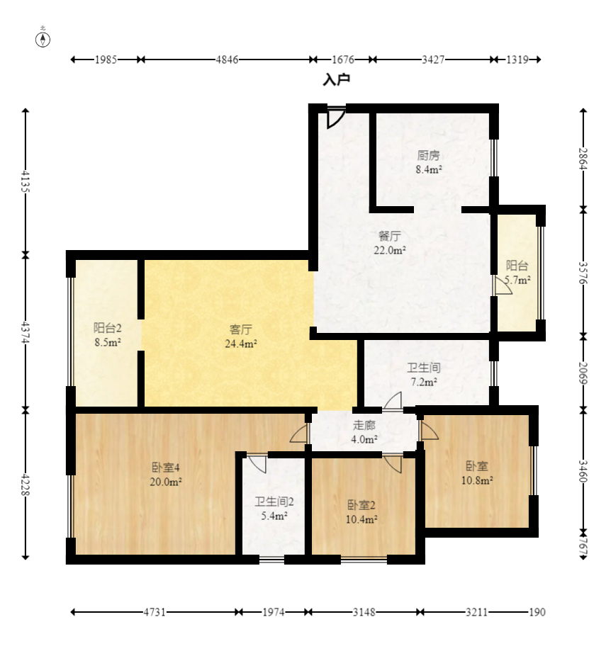 金广星苑  3室2厅2卫    49.8万 金广星苑  3室2厅2卫    49.8万户型图