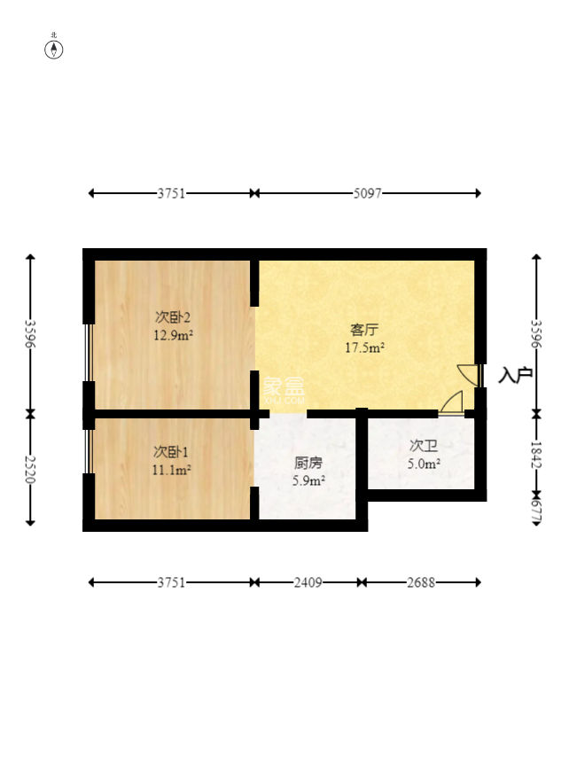 錢隆樽品(一、二、三期)  2室1廳1衛(wèi)   52.00萬(wàn)