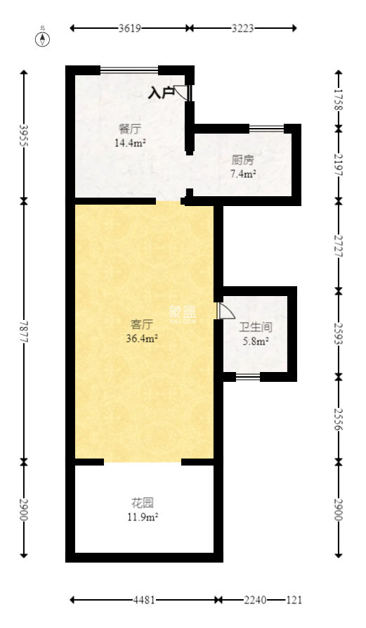 金科东方大院一二六期  4室2厅2卫   358.00万