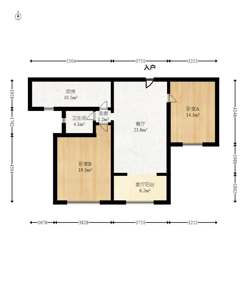中建芙蓉嘉苑  2室2厅1卫    78.0万