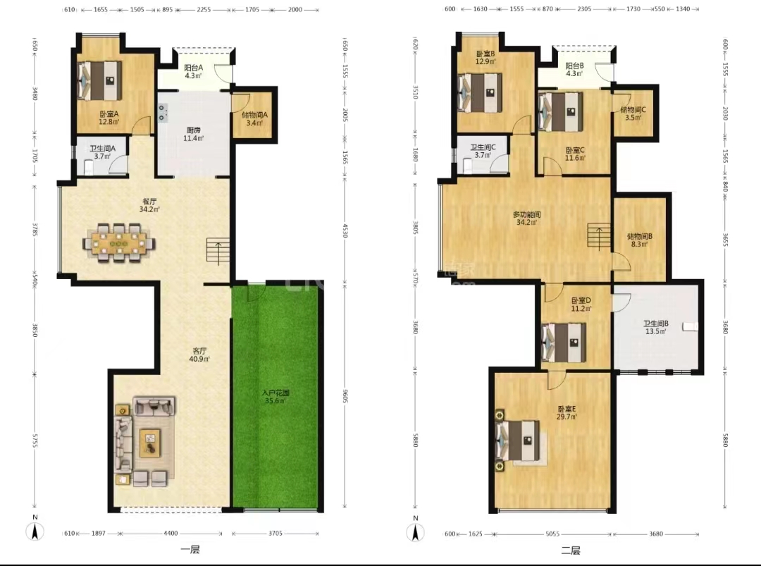 奥园养生城 6室2厅2卫 306.0万 奥园养生城 6室2厅2卫 306.0万室内图