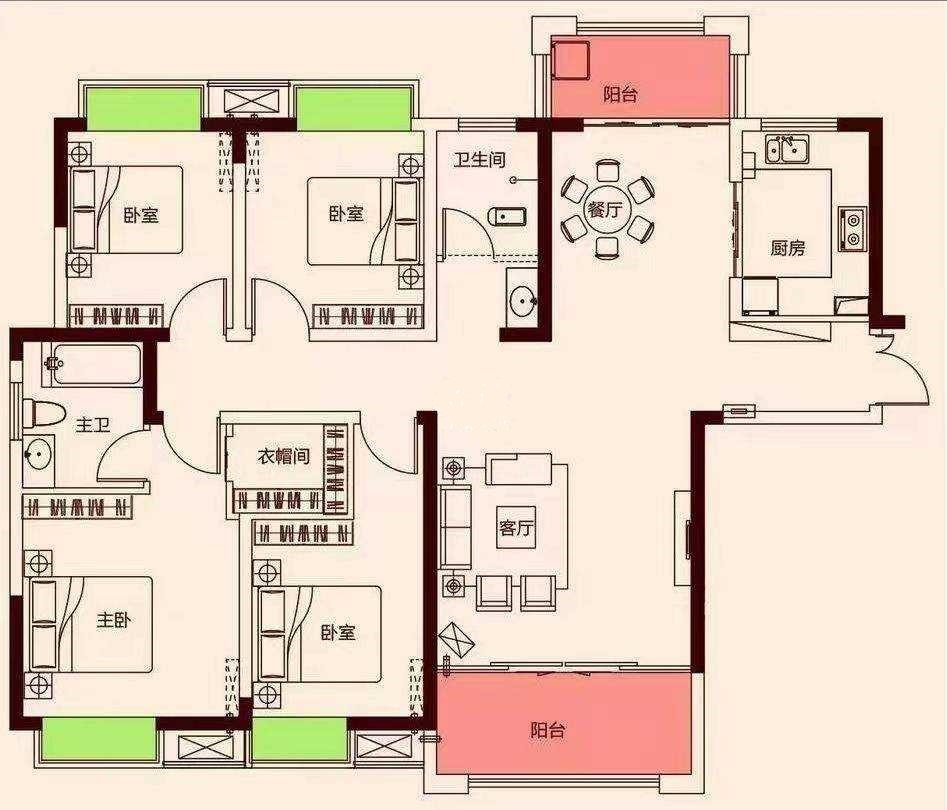 金水湾  4室2厅2卫   75.00万