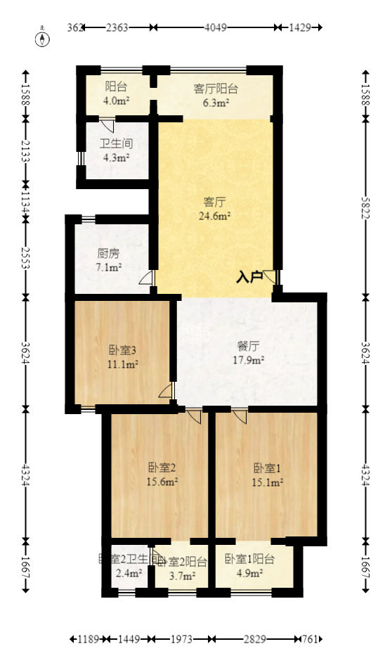 安泰新村  3室2厅2卫   58.80万