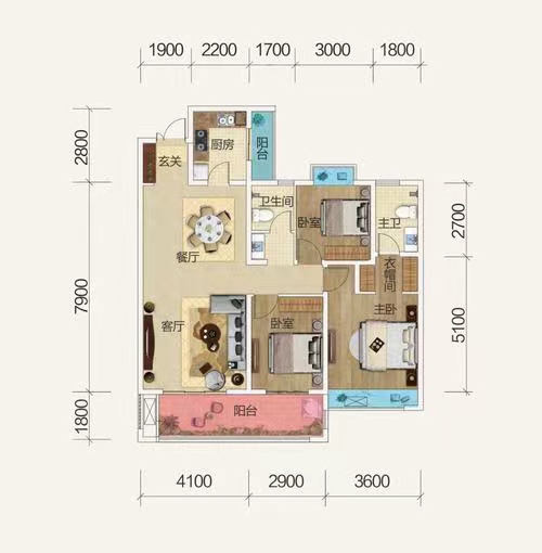 亿都澜庭 3室2厅2卫 62.0万 亿都澜庭 3室2厅2卫 62.0万室内图
