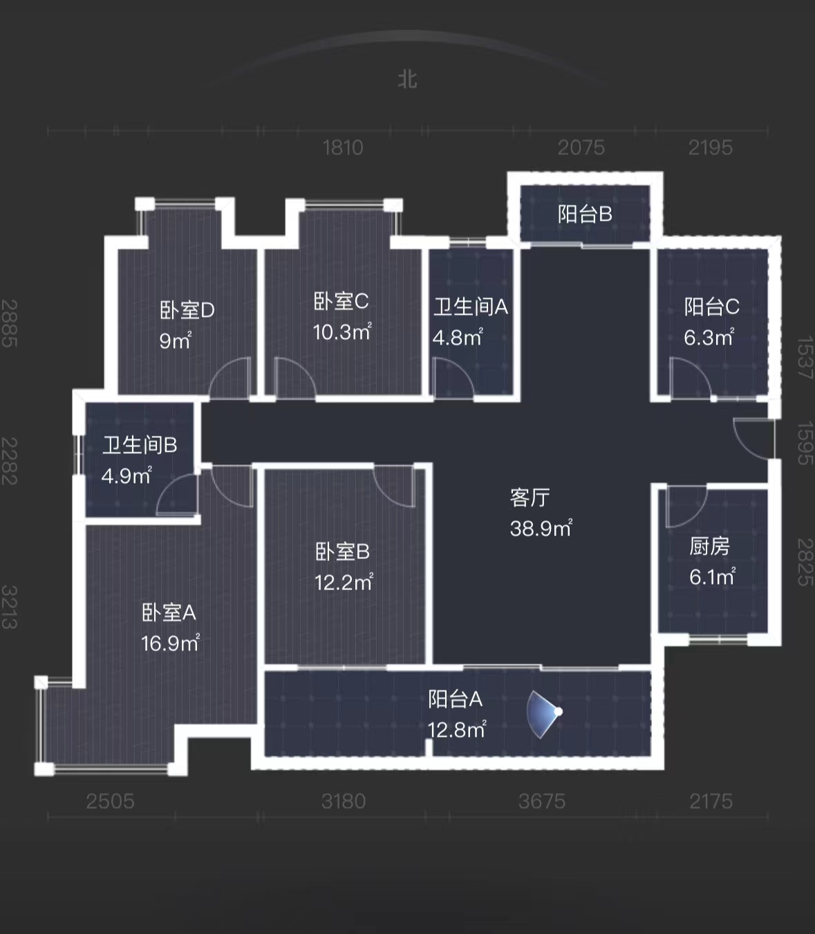 城发锦城  4室2厅2卫   77.00万