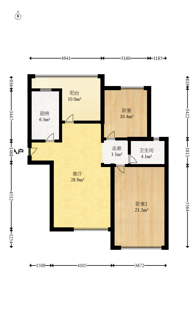 东岸城邦  2室2厅2卫    80.0万 东岸城邦  2室2厅2卫    80.0万户型图